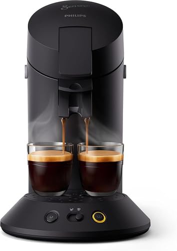 SENSEO Original Plus – Cafetière à dosettes Noir Intense (CSA210/61)