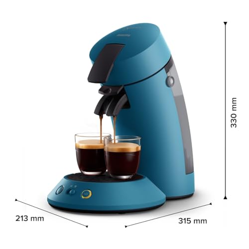 SENSEO Original Plus – Machine à café à dosettes Bleu Paon (CSA210/00)