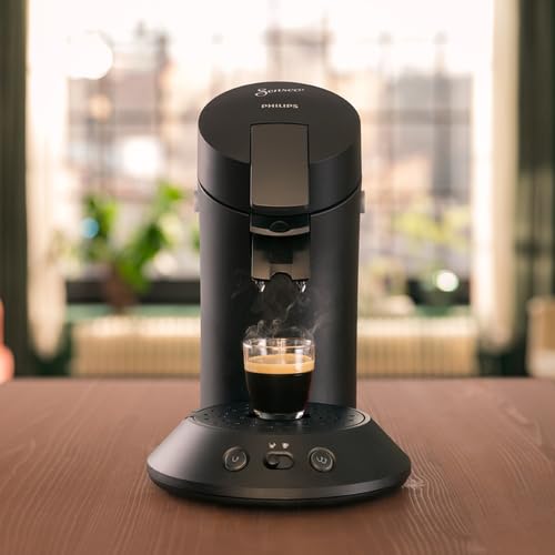 SENSEO Original Plus – Cafetière à dosettes Noir Intense (CSA210/61)