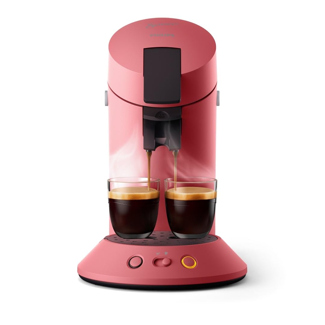 SENSEO Original Plus – Machine à café à dosettes Rouge Tendre (CSA210/35)