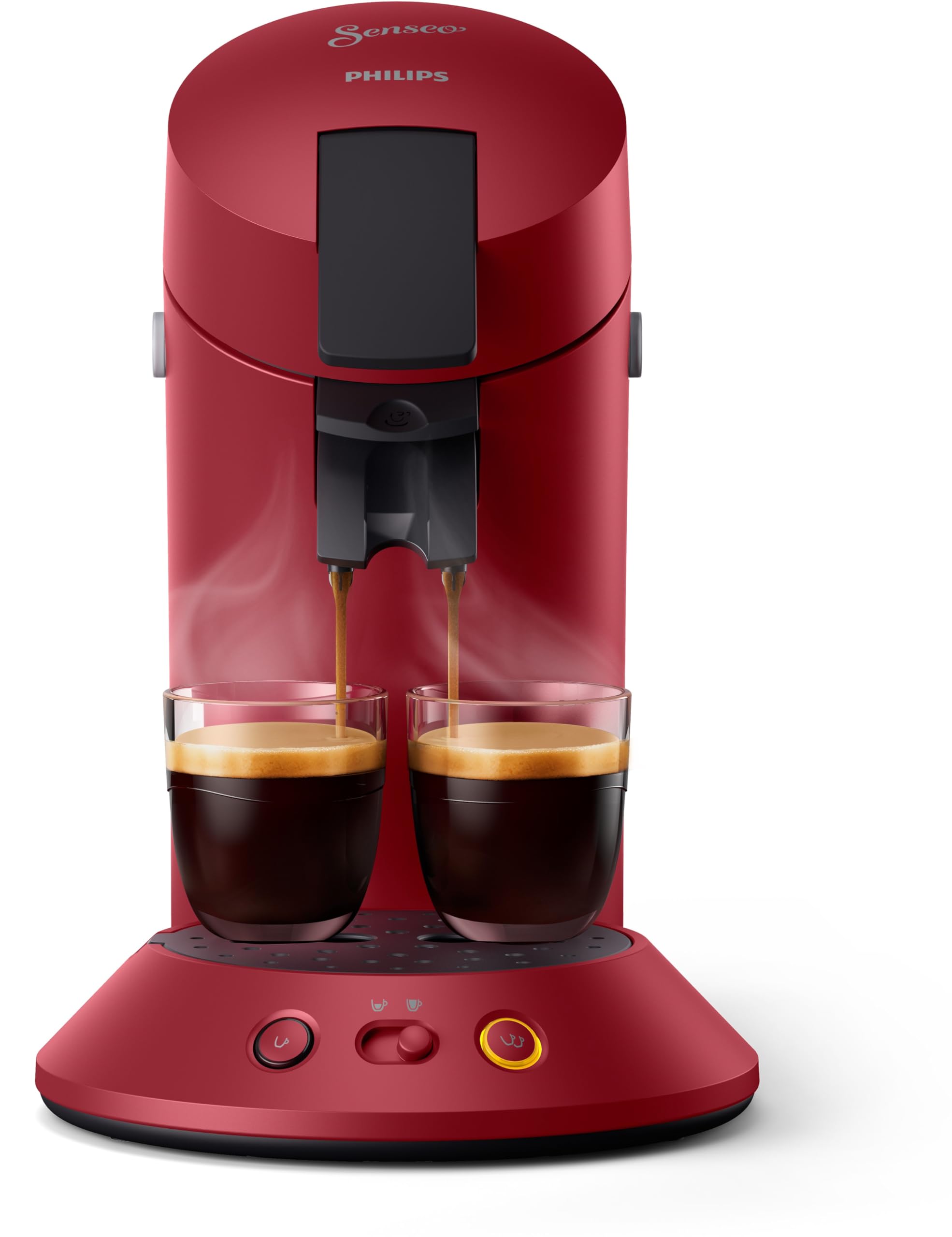 SENSEO Original Plus – Machine à café à dosettes Rouge (CSA210/91)
