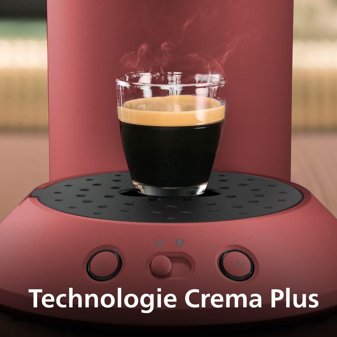 SENSEO Original Plus – Machine à café à dosettes Rouge Tendre (CSA210/35)