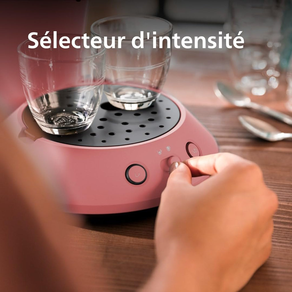 SENSEO Original Plus – Machine à café à dosettes Rouge Tendre (CSA210/35)