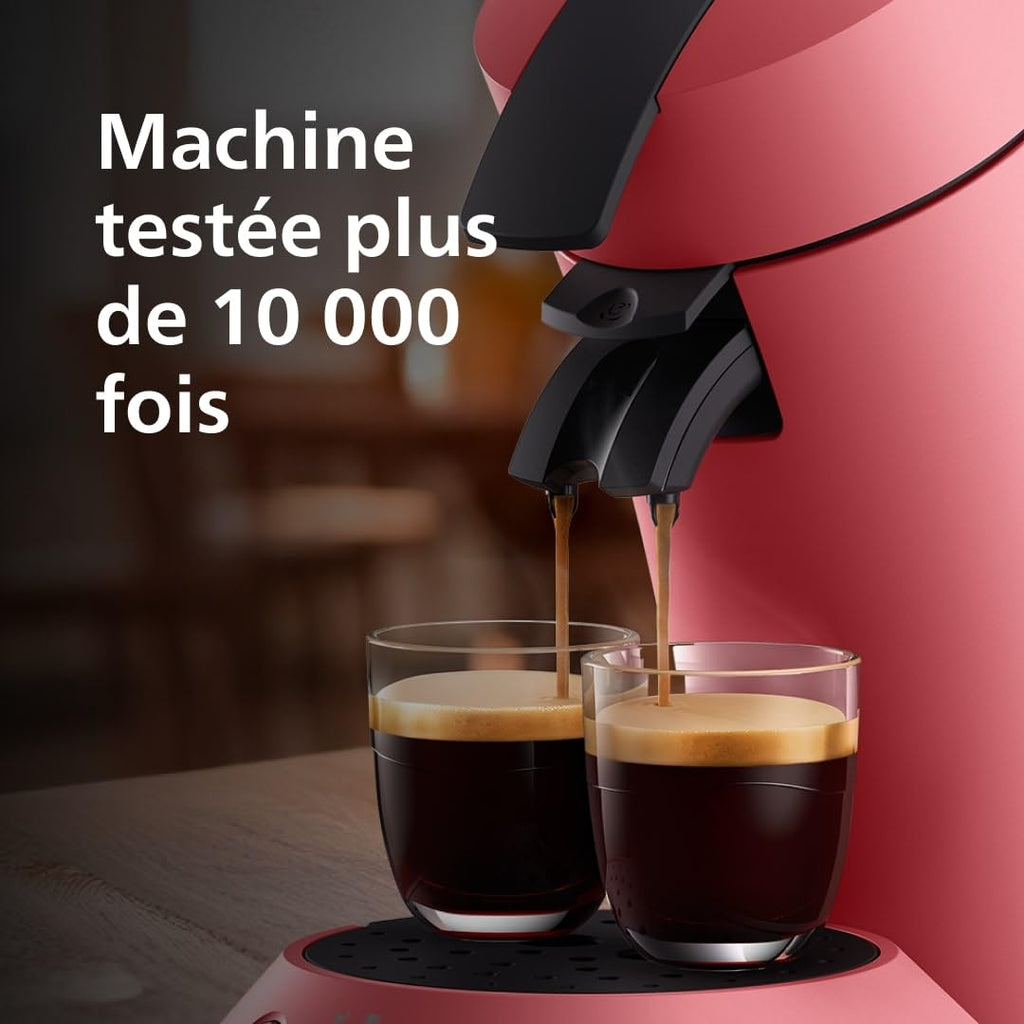 SENSEO Original Plus – Machine à café à dosettes Rouge Tendre (CSA210/35)