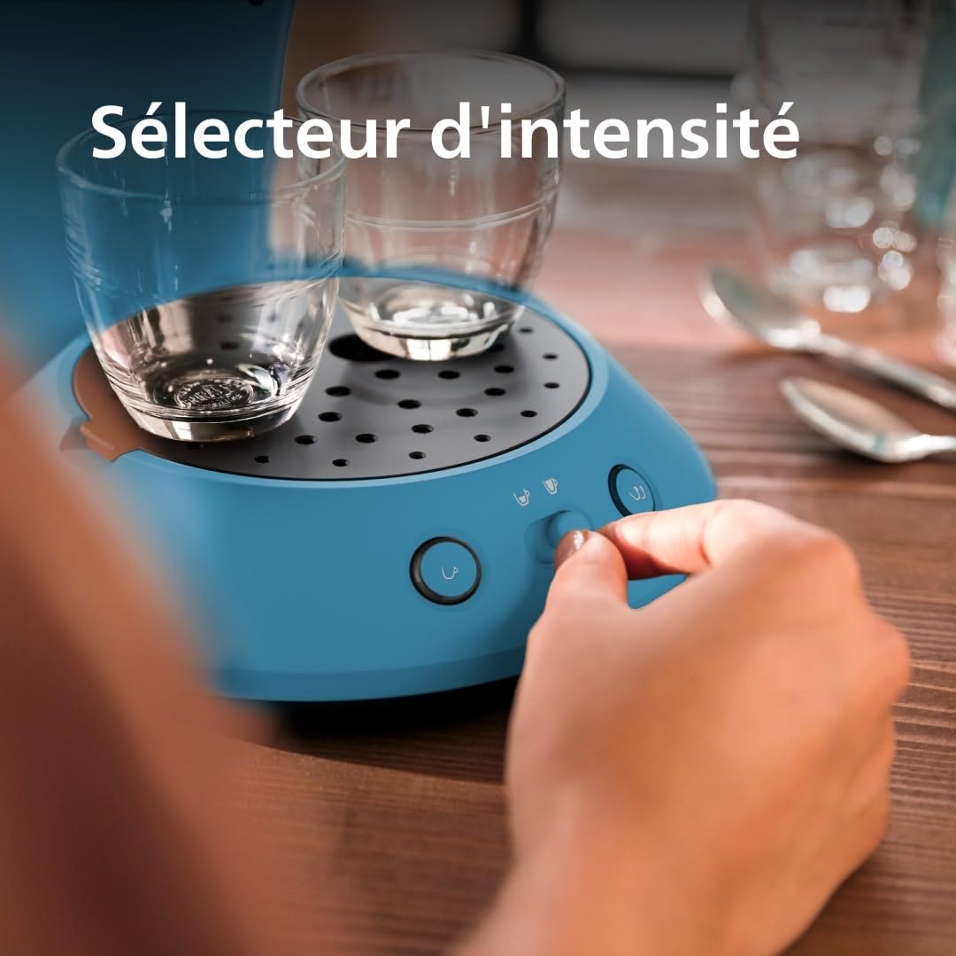 SENSEO Original Plus – Machine à café à dosettes Bleu Paon (CSA210/00)