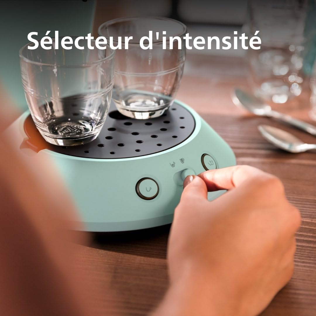 SENSEO Original Plus – Machine à café à dosettes Vert Désert (CSA210/80)