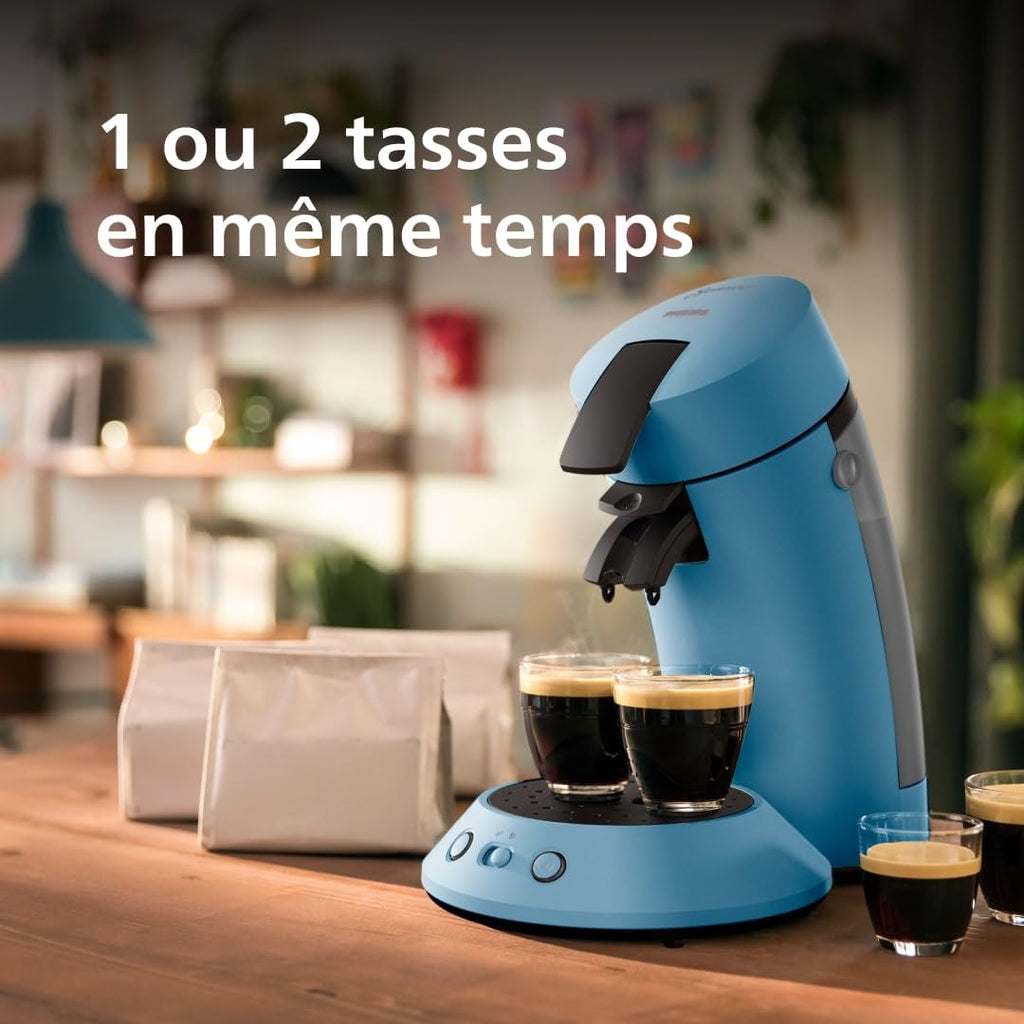 SENSEO Original Plus – Machine à café à dosettes Bleu Paon (CSA210/00)