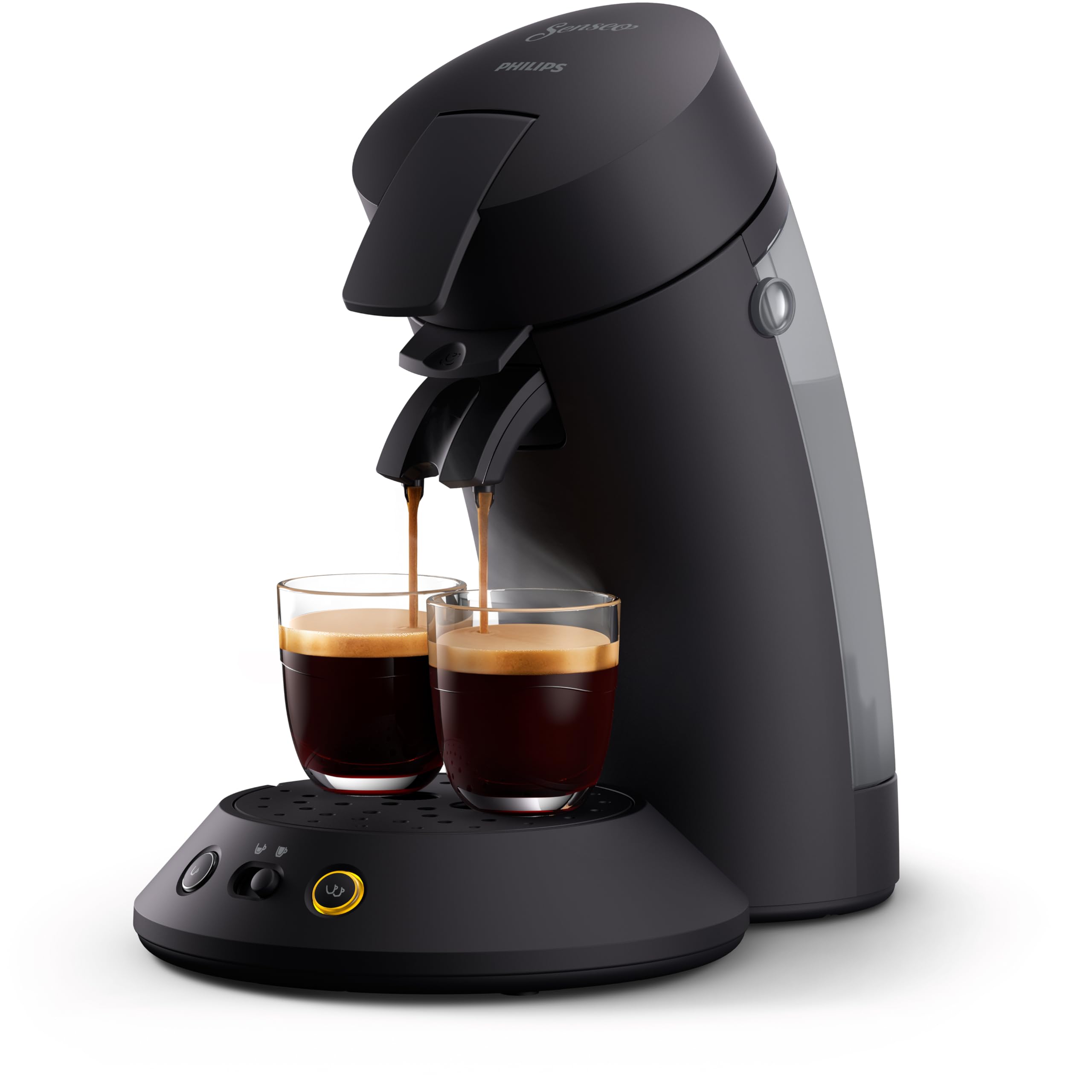 SENSEO Original Plus – Cafetière à dosettes Noir Intense (CSA210/61)